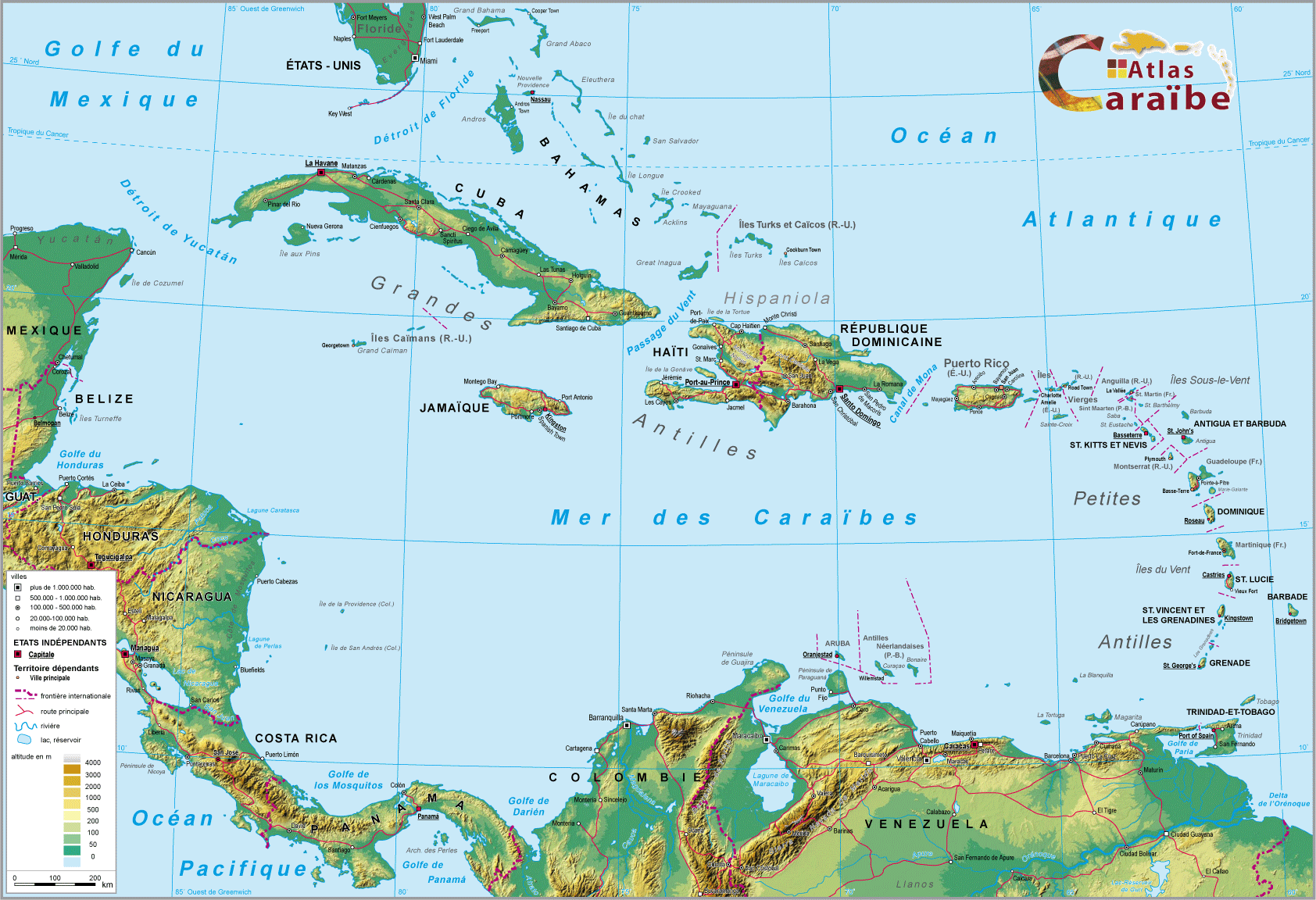 geographie-mer-des-caraibes